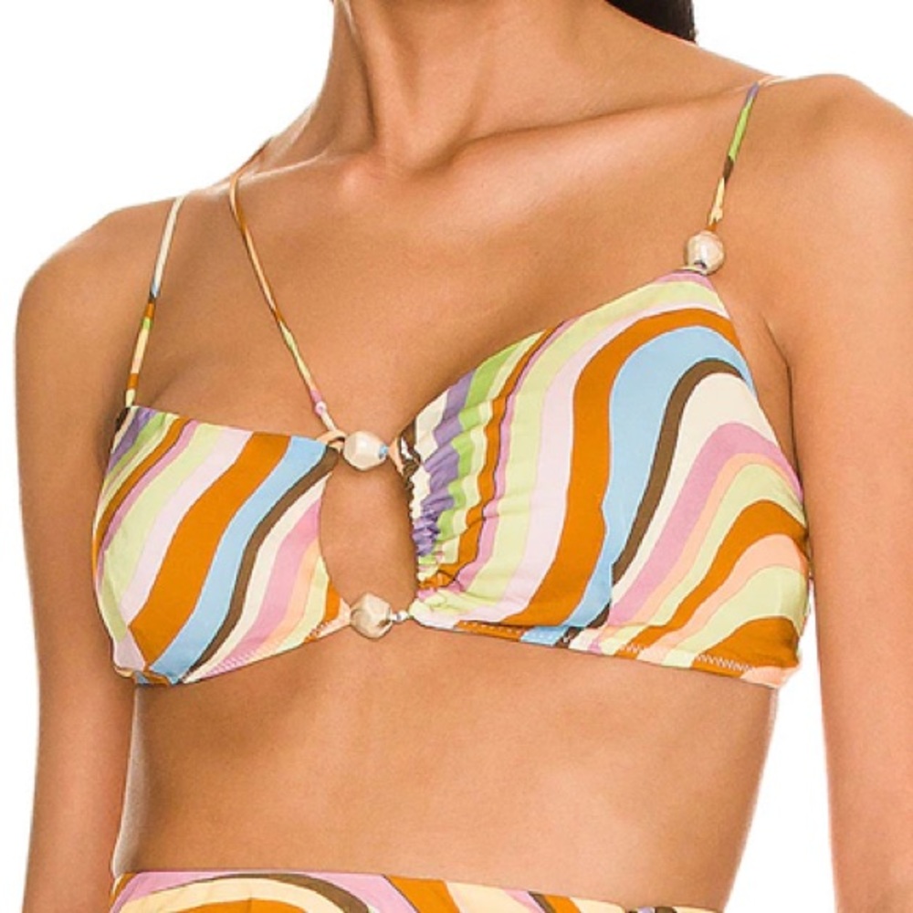 Lao Bralette in Nova Multi Swirl size S